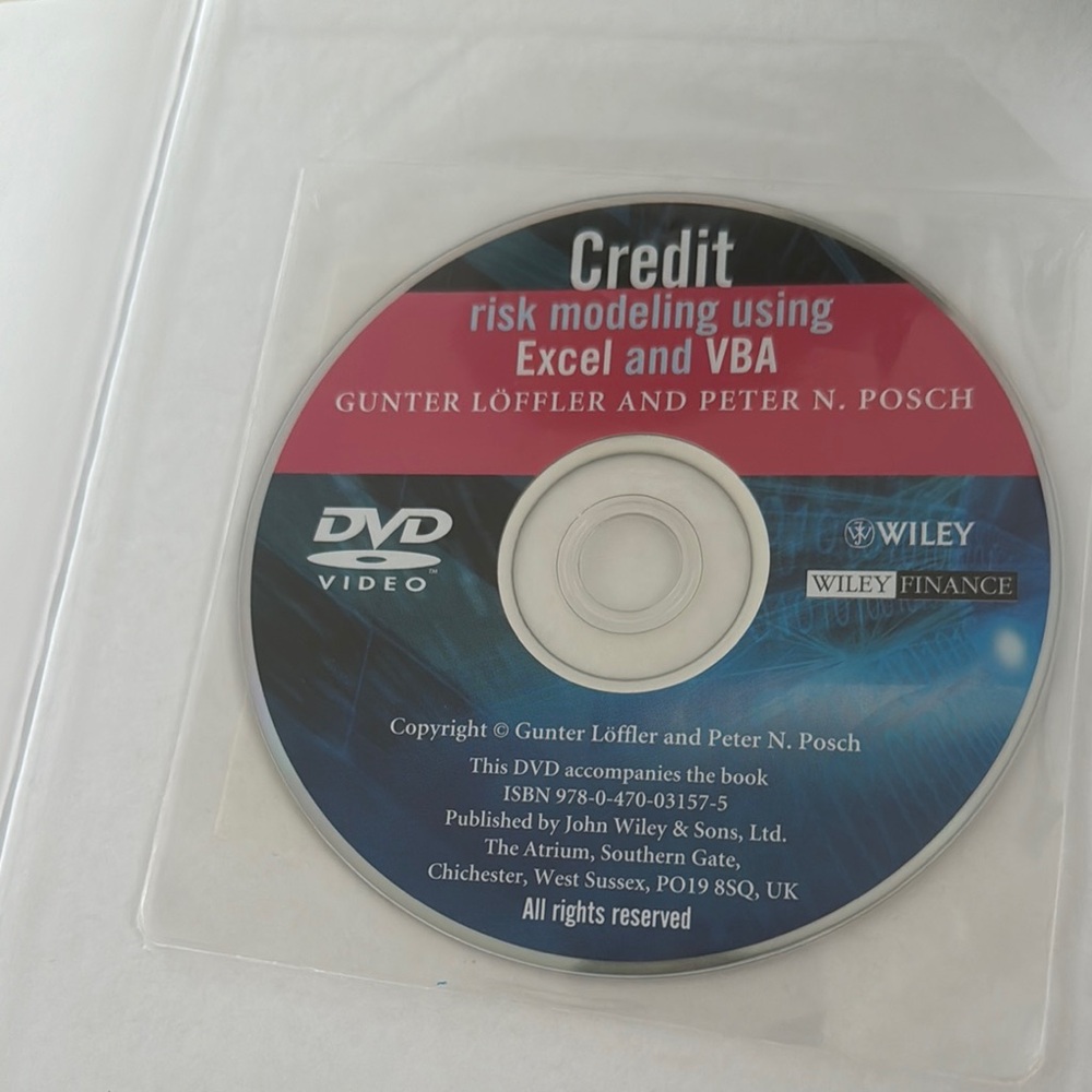 Credit Risk Modeling Book by Wiley - Picture 3 of 3